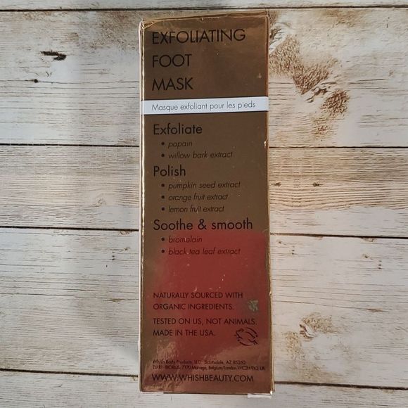 NEW Whish Exfoliating Foot Mask Coconut & Verbena - Picture 4 of 6